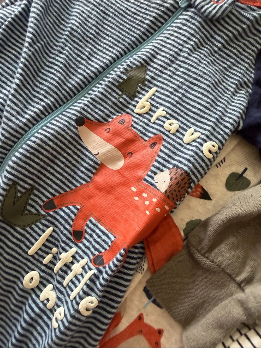 Gerber Fox & Dinosaur Footie Pajama Sleeper 3 pack